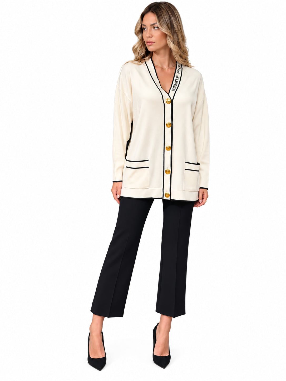 elisabetta franchi MK13S66E2 cardigan