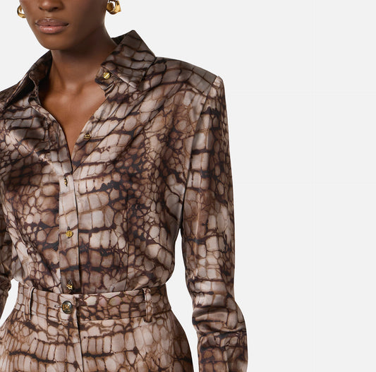 elisabetta franchi ca13161e2 camicia