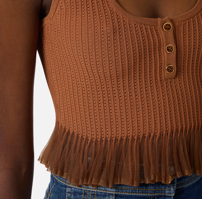 elisabetta franchi TK74B61E2 top