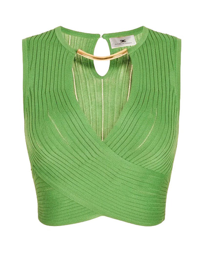elisabetta franchi TK76S61E2 top