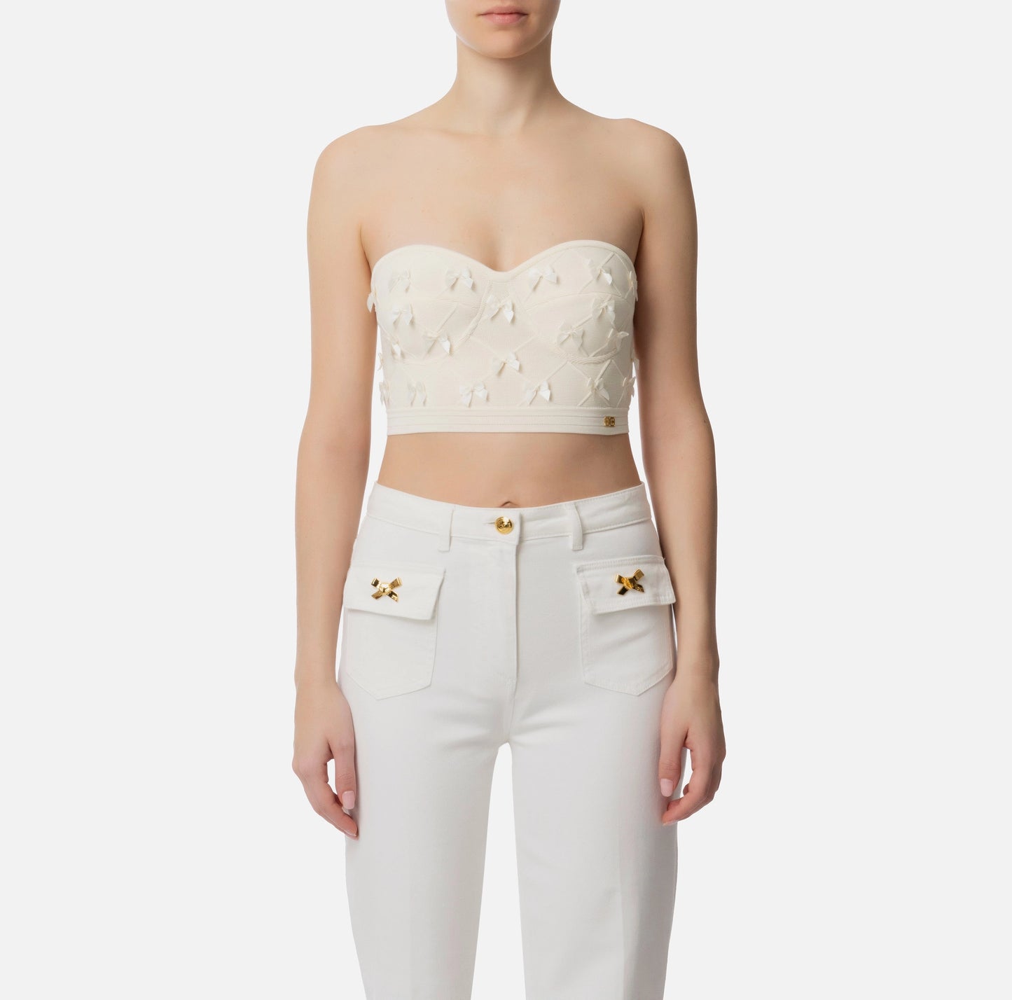 elisabetta franchi TK46S52E2 top