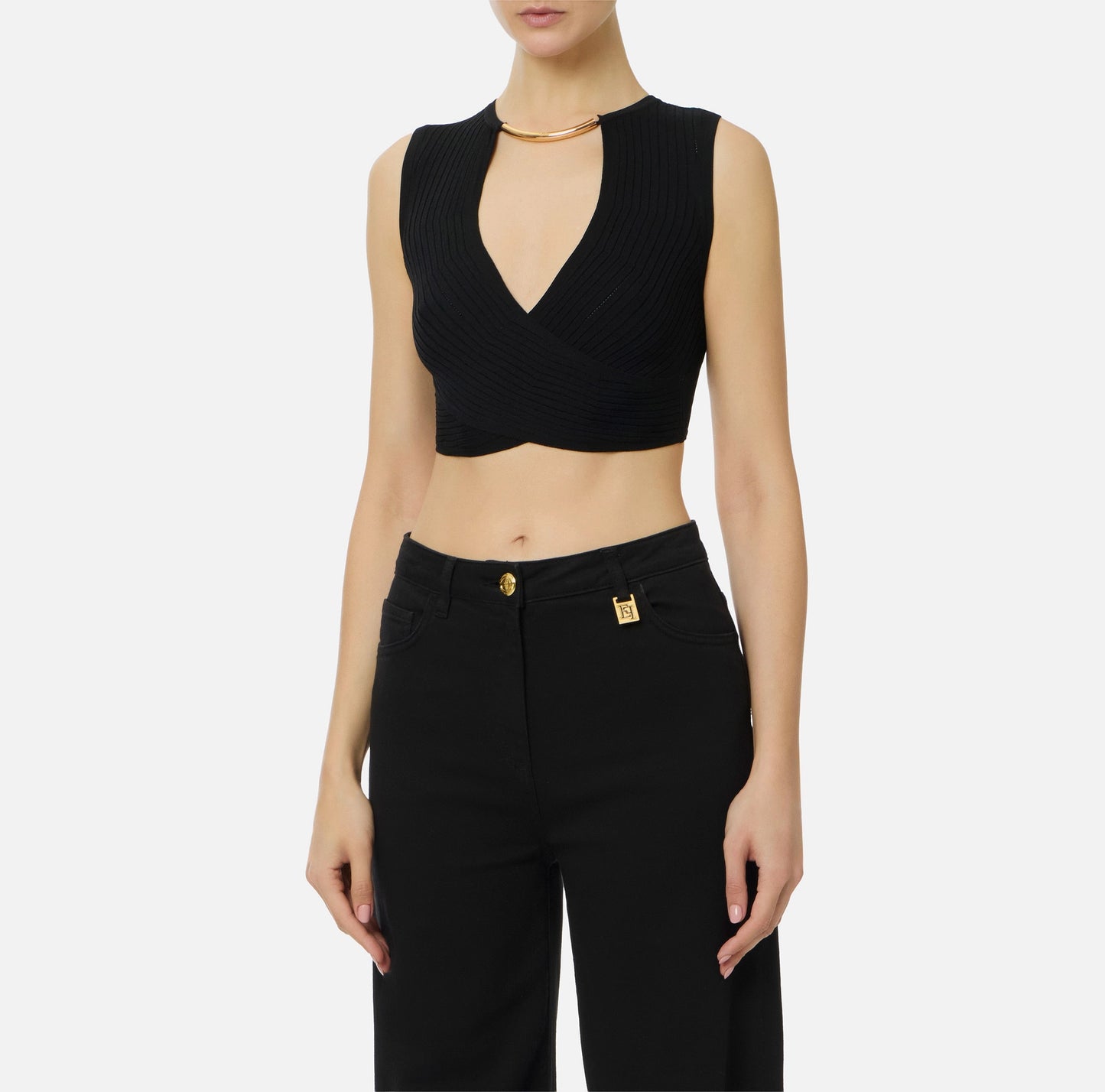 elisabetta franchi TK76S61E2 top
