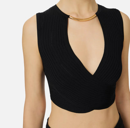 elisabetta franchi TK76S61E2 top