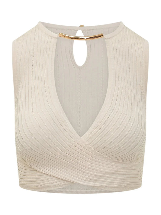 elisabetta franchi TK76S61E2 top