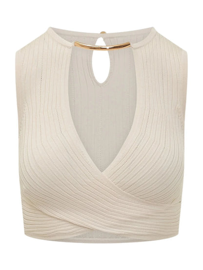 elisabetta franchi TK76S61E2 top