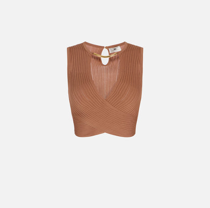 elisabetta franchi TK76S61E2 top