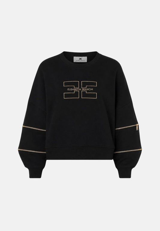 elisabetta franchi MD05P66E2 felpa