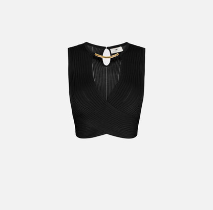 elisabetta franchi TK76S61E2 top