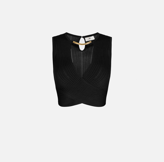 elisabetta franchi TK76S61E2 top
