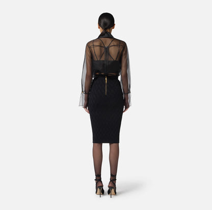 elisabetta franchi GK20B56E2 gonna